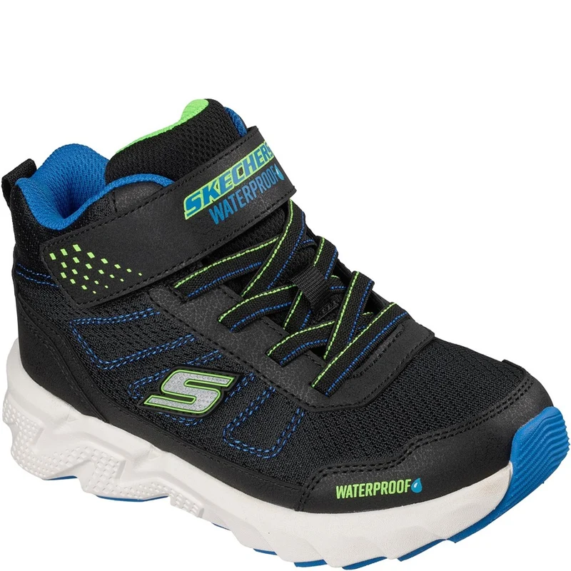 Skechers Elite Sport Tread - Aquavek HI Trainers Black/Blue / Infant 13.5