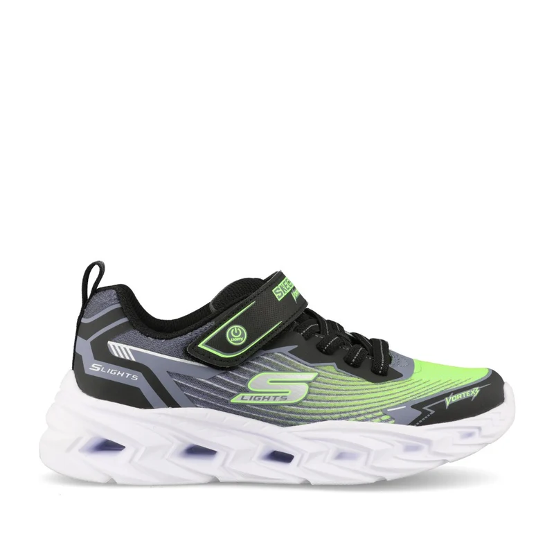 Boys 400590LC Vortex 3.0 Trainer In Black & Lime 10 / Black