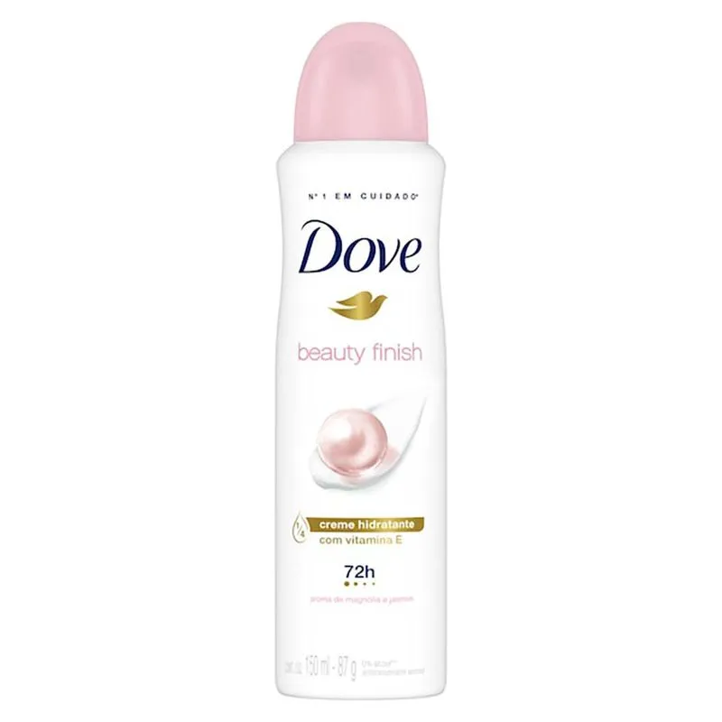Desodorante Antitranspirante Aerossol Dove - Beauty Finish Magnólia e Jasmim 150ml