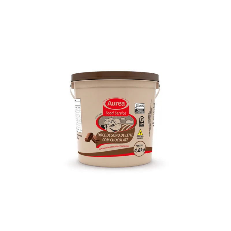 Doce de Leite Com Chocolate 4,8kg - Aurea