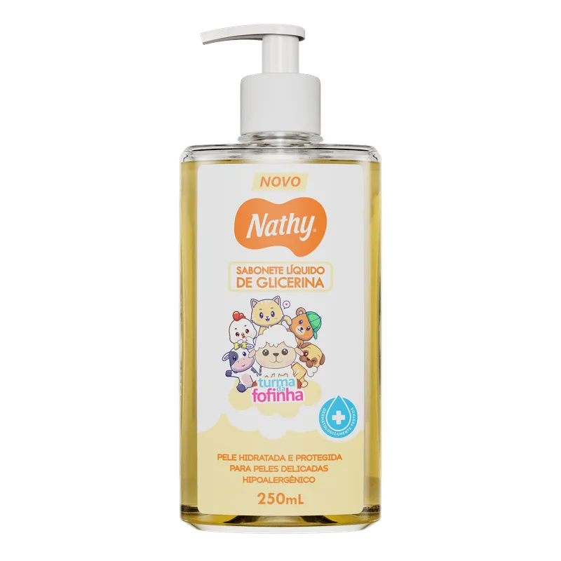 Sabonete Liquido Nathy 250ml Glicerina Turma D/fofinha CX 16
