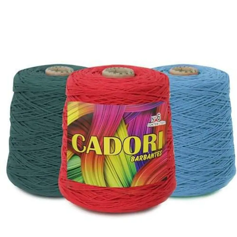 Kit 5 Barbantes Cadori 4/6 Especial 700g Cores Variadas