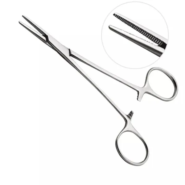 Pinça Halstead Mosquito Reta 12CM 0224 - ABC Instrumentos
