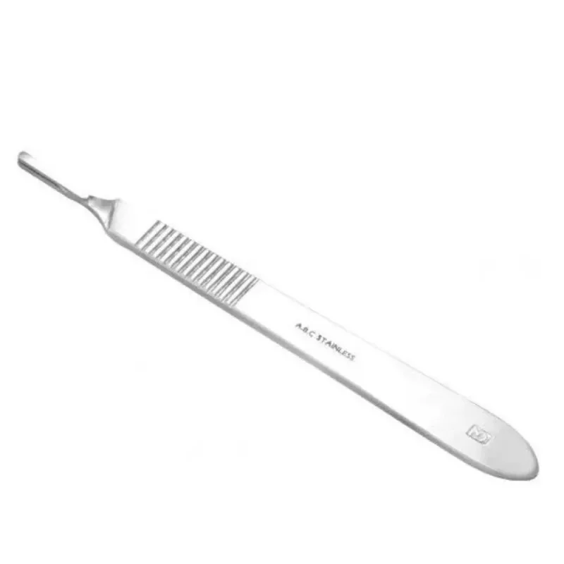 Cabo Para Bisturi N°03 Inox 13CM Para Laminas Nº 10 A 17 - 0025 - ABC Instrumentos