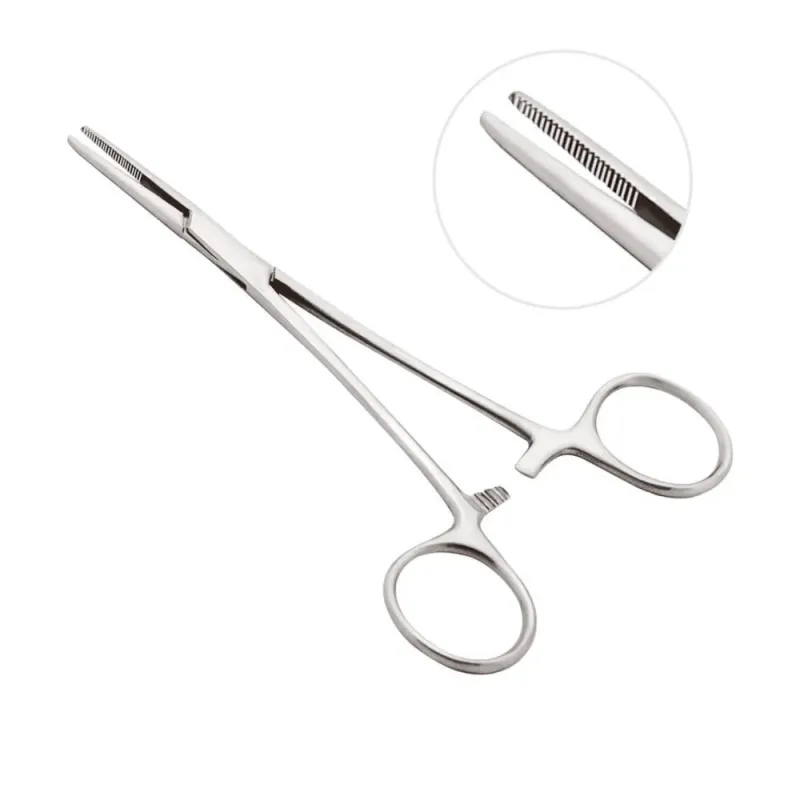 Pinça Crile Reta 14 CM 0203 - ABC Instrumentos