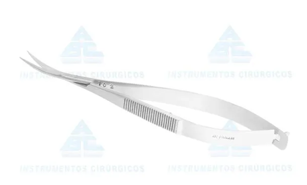 Tesoura Noyes Iris Curva 12 CM P/Micro Cirurgia 0457 - ABC Instrumentais