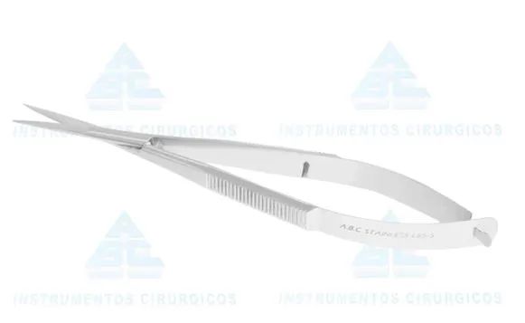 Tesoura Noyes Iris Reta 12 CM P/Micro Cirurgia 0456 - ABC Instrumentais