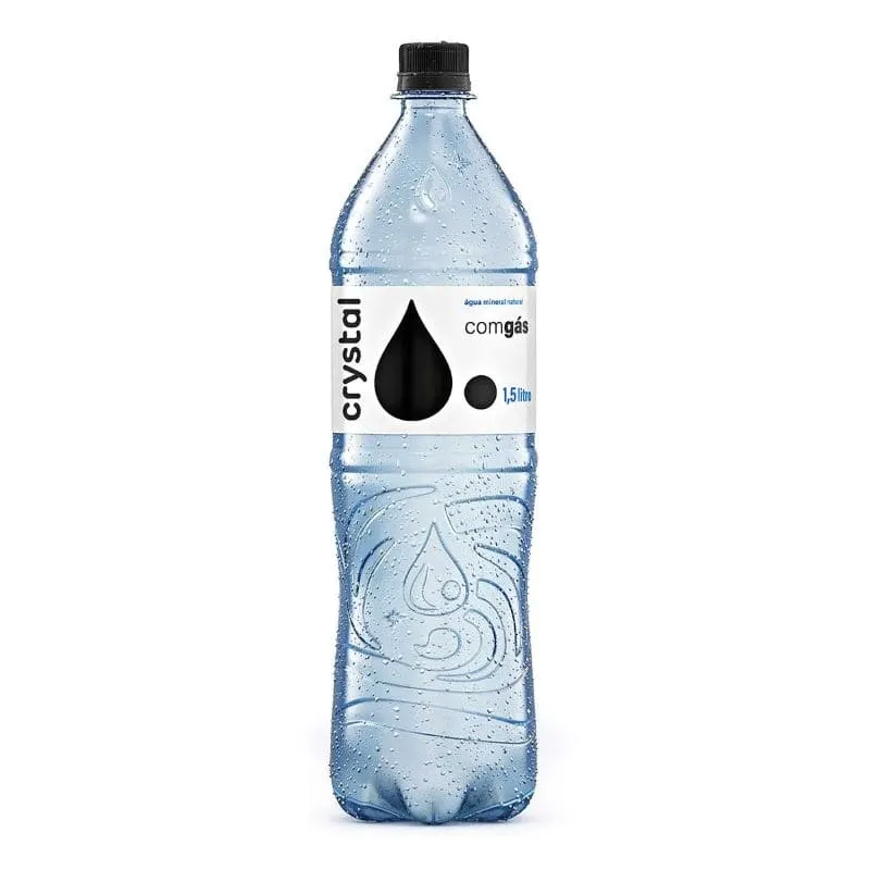 Água Mineral Com Gás Crystal Gelada 1,5L