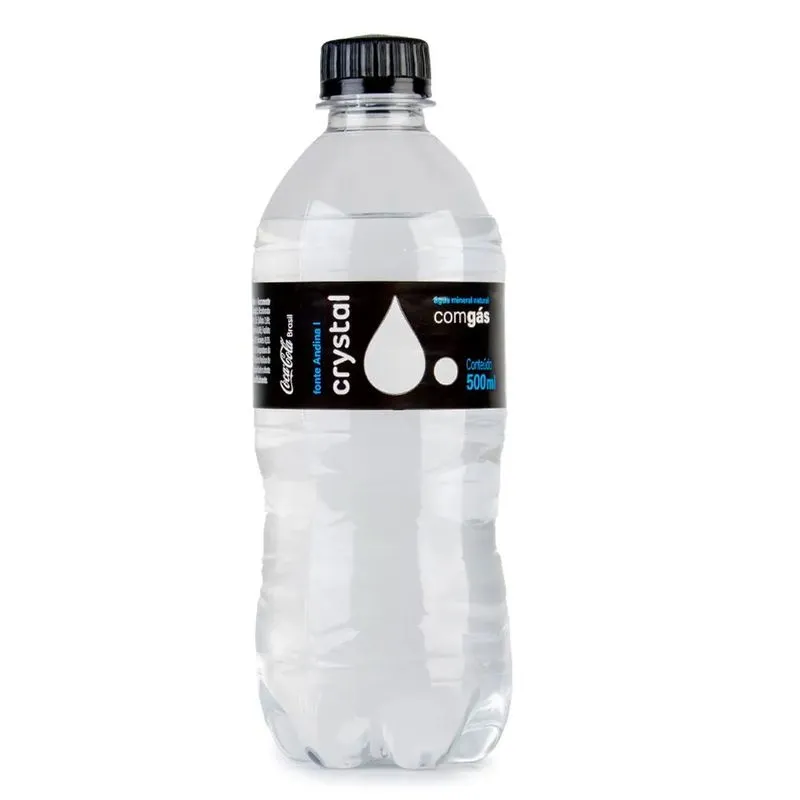 Água Mineral com Gás Crystal Gelada 500ml