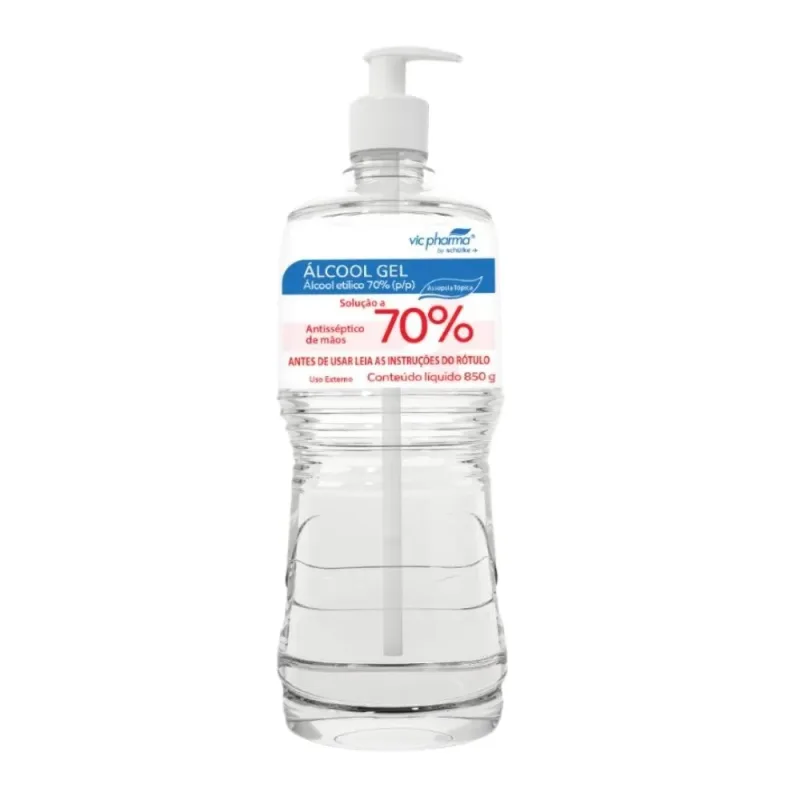 Alcool GEL 70% 850GR Valvula Pump - VIC Pharma