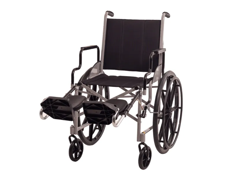 Cadeira de Rodas Leblon Pneu Maciço Cinza 40CM - Carone