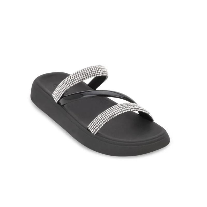 Sandália Infantil LueLua LE24-13500 29/30 / Preto/Prata
