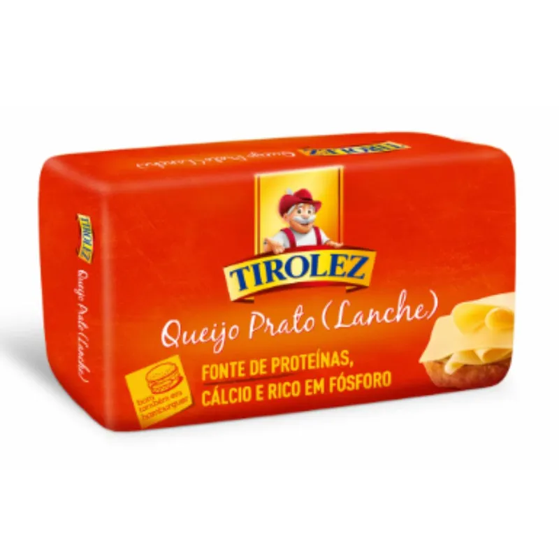Queijo Prato Fatiado Tirolez Kg