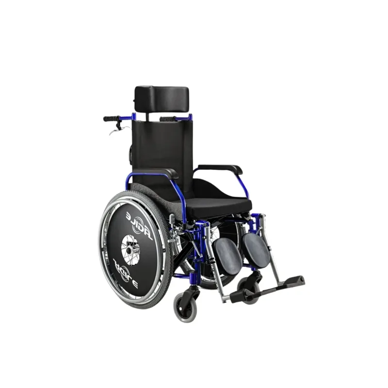 Cadeira de Rodas Ágile Reclinável 44CM Azul Metálica - Jaguaribe