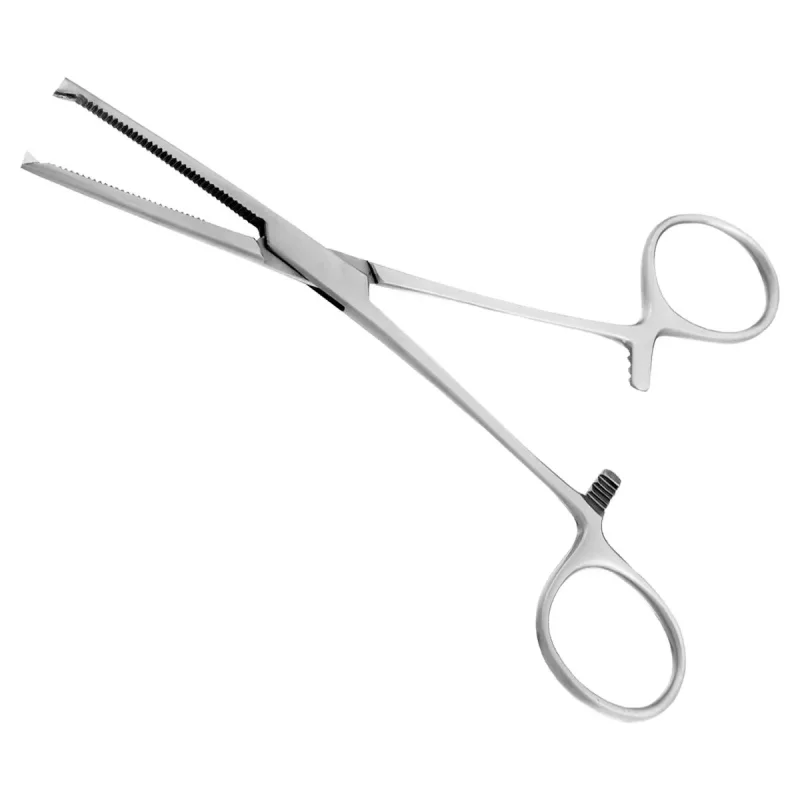 Pinça Kocher 24 CM Reta - 1170 - ABC Instrumentos