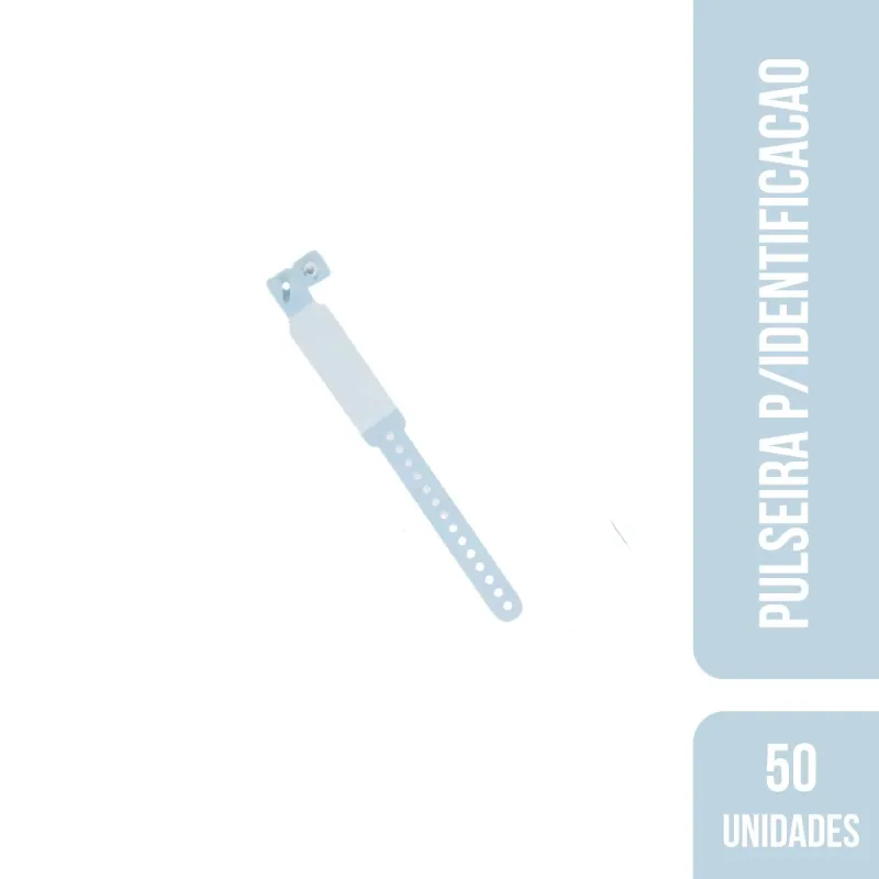 Pulseira Para Identificacao INF Azul (C/50) - Vagispec