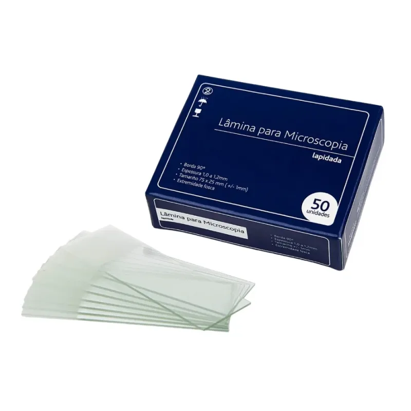 Lâmina Para Microcopia 26 X 76 Fosca C/50 N/Lapid - Kolplast