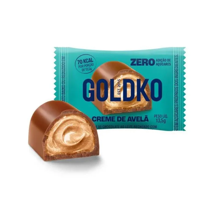 Chocolate Creme de Avelã (Unidade) - Goldko