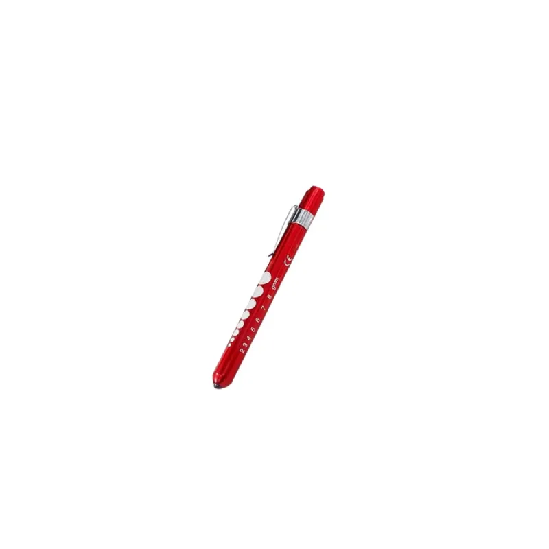 Lanterna Clínica LED Penlight Vermelha - Import