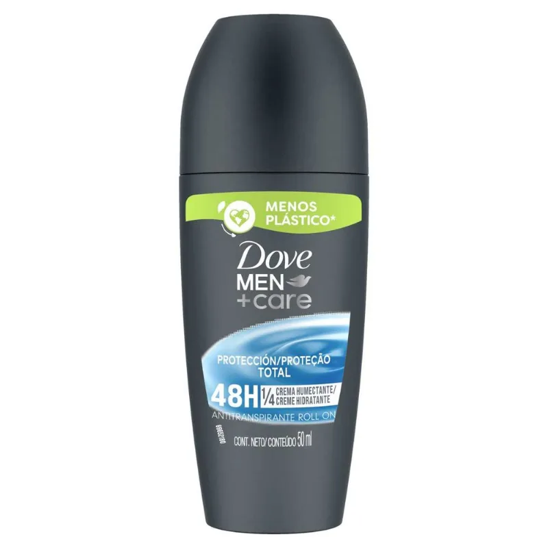 Desodorante Dove Men+Care Cuidado Total Roll-On Antitranspirante com 50 ml