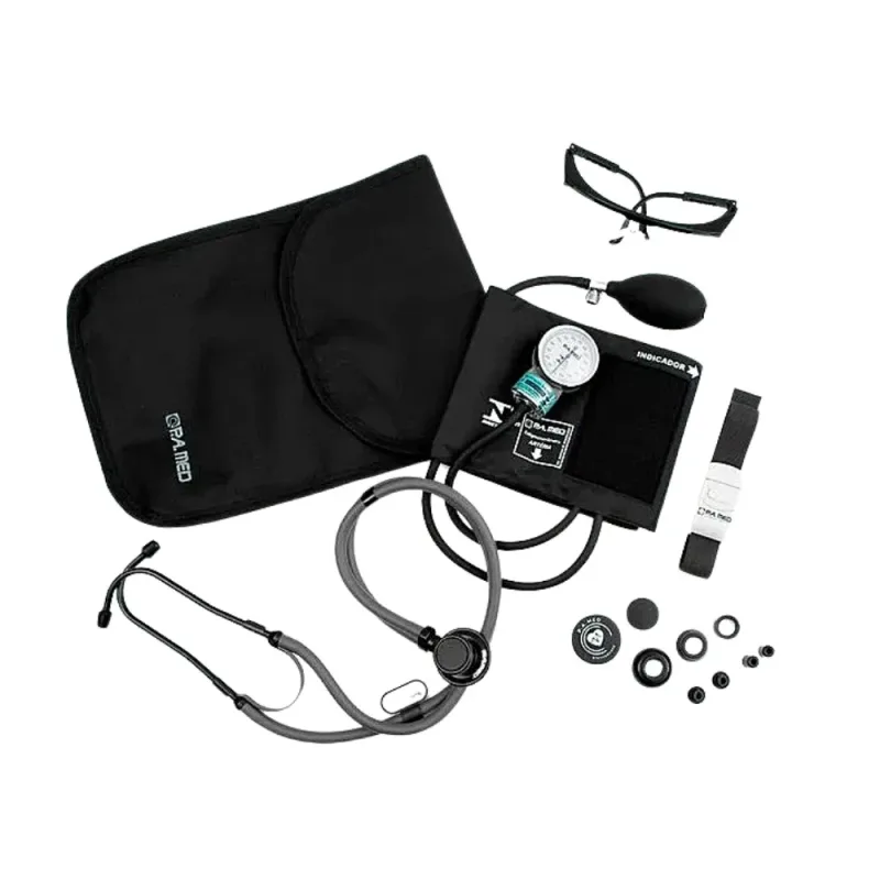KIT Acadêmico ( Apar+est+bolsa+garrote+oculos ) Black Cinza - P.A MED