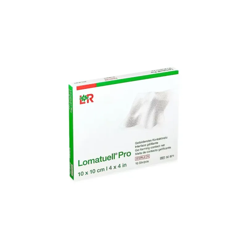 Curativo Lomatuell-pro com Gaze Parafinada E Hidrocoloide 10 X 10CM (C/10 Unds) - Lohmann &amp; Rauscher