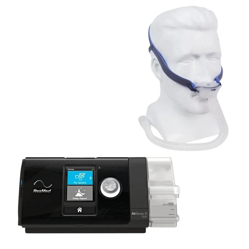 Kit Cpap S10 Elite Umidificador Máscara Nasal Airfit P10 M/g