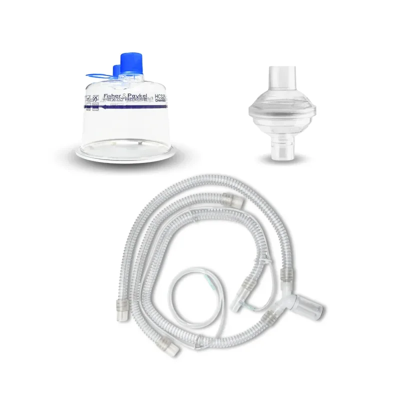 KIT Para Ventilador Mecânico - Jarra Camara + Circuito Bpap Invasivo Extra Leve + Filtro P/Cpap Bact
