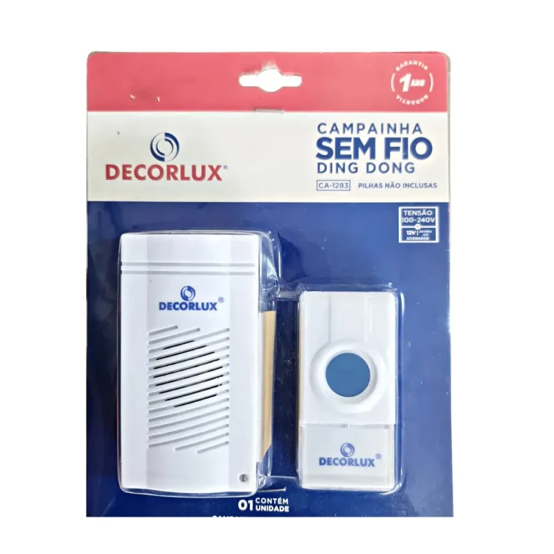 Campainha SEM FIO CA-1283 - Decorlux
