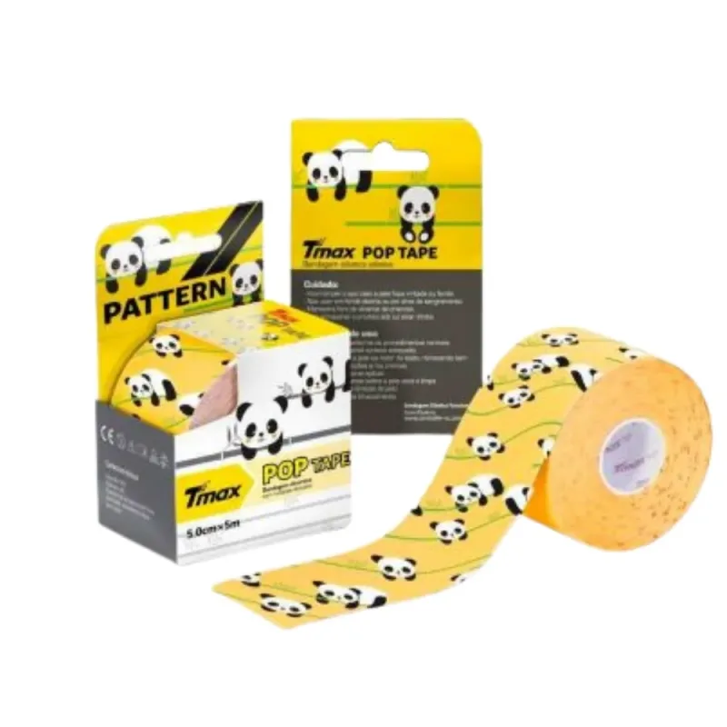 Bandagem Kinesio Tmax Panda 5CM X 5MTS (UND) - Tmax