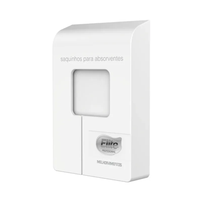 Dispenser Saquinho Absorvente Branco 7045 - Elite Melhoramentos