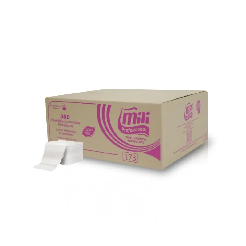 Papel Higiênico Mili Caicai 8.000 FLS Folha Dupla - Mili
