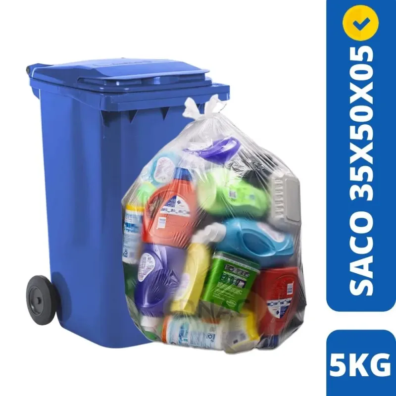 Saco Pebd Liso 35x50x05 Kg - Innovaplast em Promoção