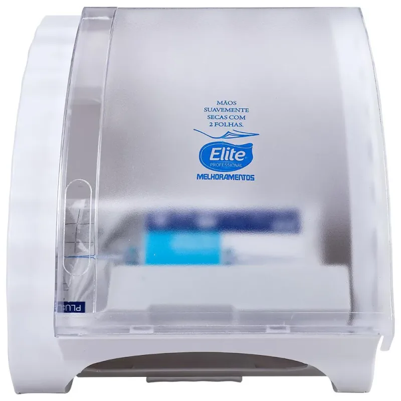 Dispenser Papel Toalha Interfolhado Bco/Transp 70070 - Elite Melhoramentos