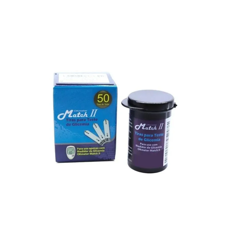 Fita Para Glicemia Match Ii (cx C/50) - M15 - Okmeter