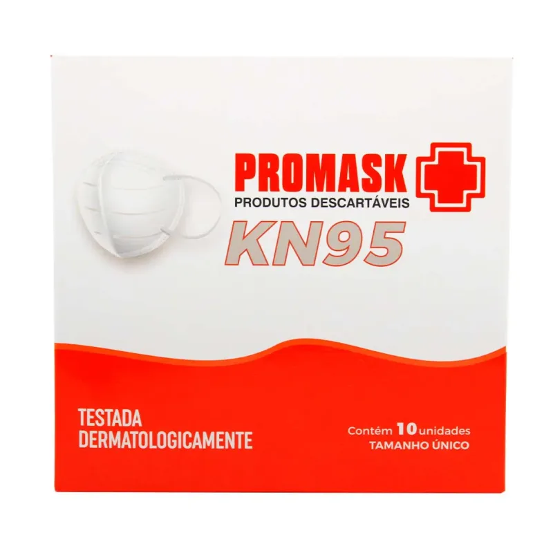Máscara de Proteção KN95 PFF2 Branca (CX C/10) - Promask