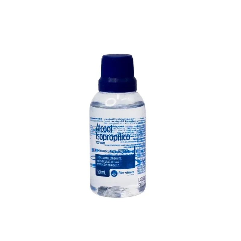Alcool Isopropilico 50ML - RIO Quimica