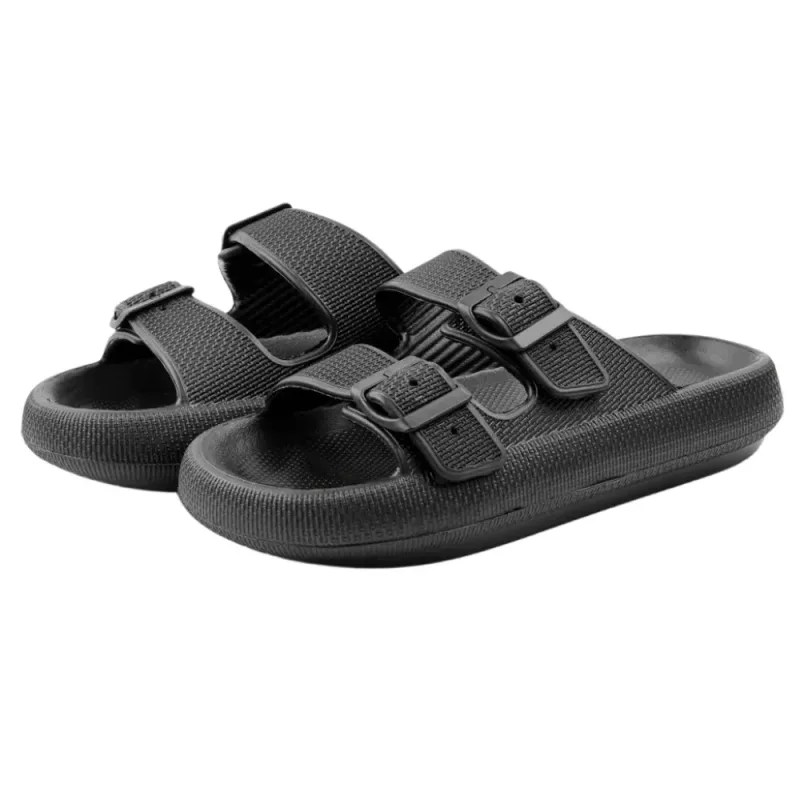 Sandália Ortopédica FLY Feet Nuvem City Preta AC356 - Ortho Pauher