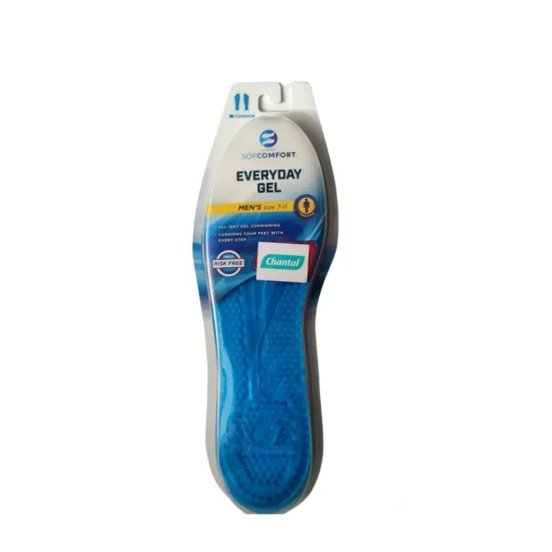 Palmilha Everday GEL Masculina TAM 39 A 42 (C/02 Pares) - Sofcomfort
