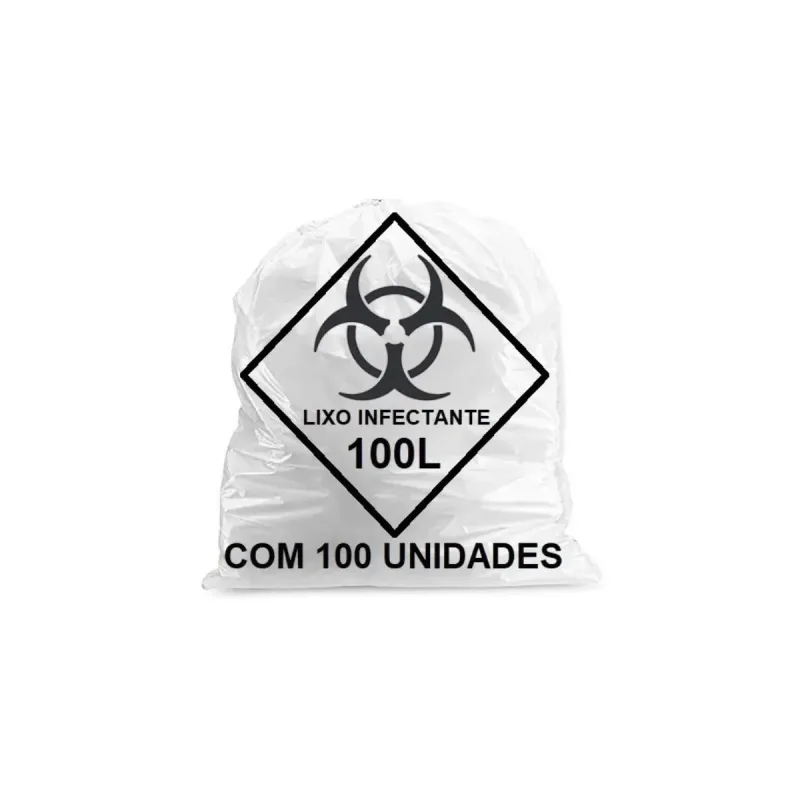 Saco P/Lixo Hospitalar 100L (PCT C/100) - Dokapack