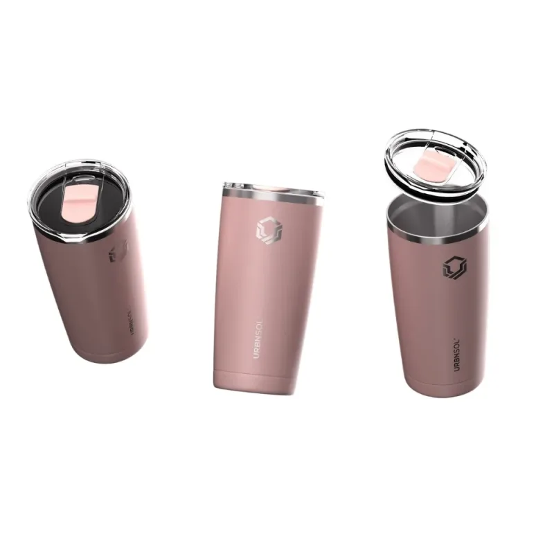 Copo Térmico Hydrocup em AÇO Inox Ecos Coralreef Rosa 591ML - Urbnsol