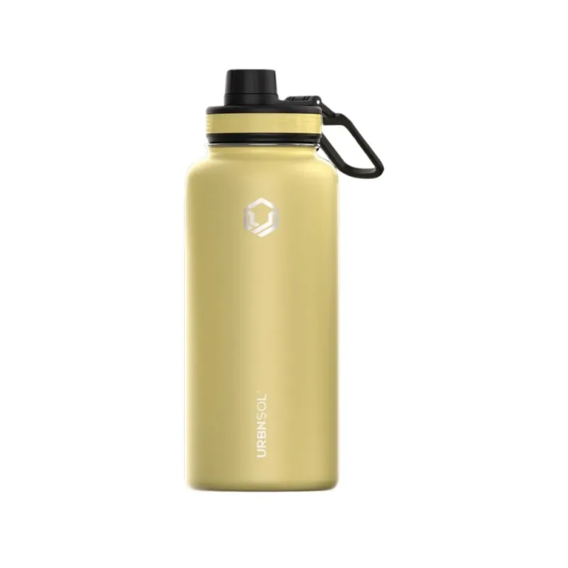Garrafa Térmica Hydrotank em AÇO Inox Ecos Honeycomb Amarelo 946ML - Urbnsol