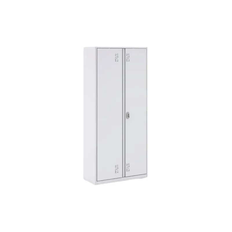 Armario em AÇO Smart 2 Portas 4 Prateleiras Cinza 190X80X40 - W3