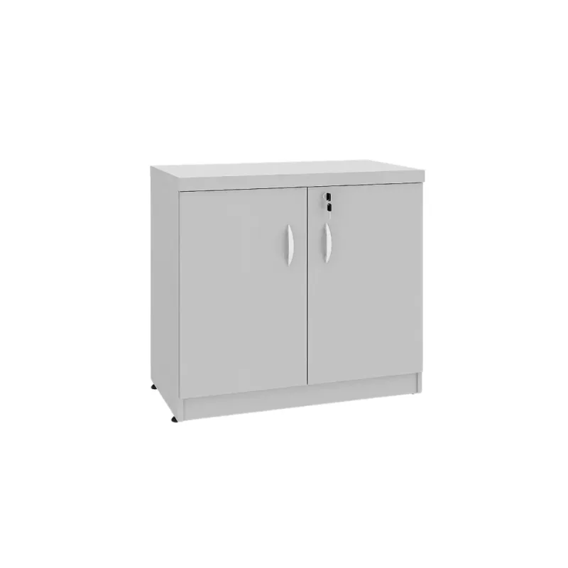 Armario Baixo Cinza 2 Portas 90X45X74 - Gebbwork