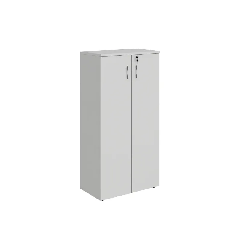 Armario Alto Duas Portas Cinza 90X45X160 - Gebbwork