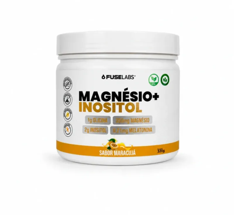 Magnésio + Inositol Maracujá 320G - Fuselabs