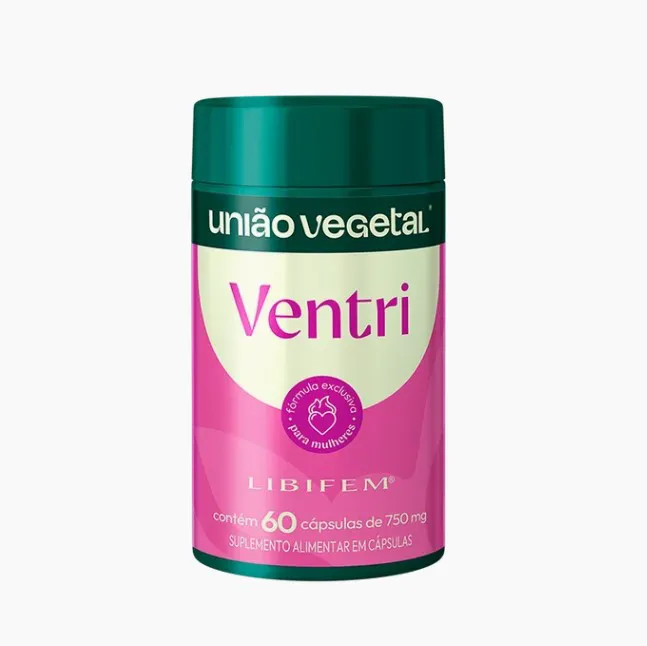 Ventri 60 Cápsulas 750MG - União Vegetal