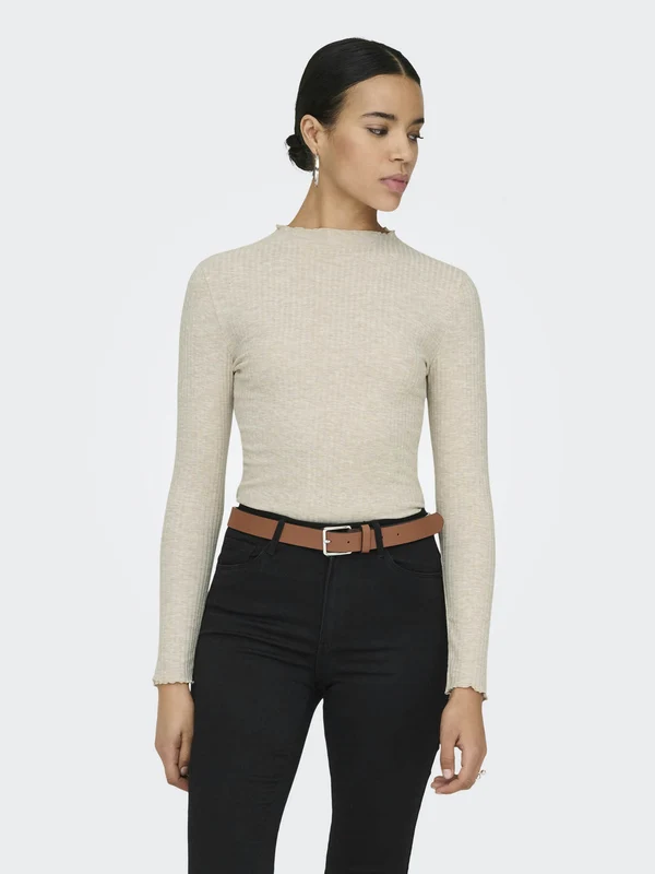 T-SHIRT EMMA MANICA LUNGA HIGH NECK S