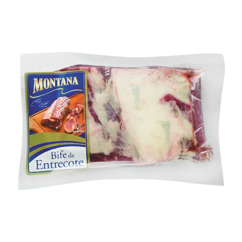 Peça de Contra Filé Bovino Entrecote Resfriado Montana 2,1Kg