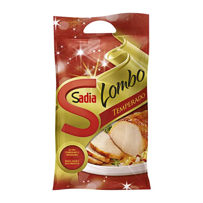 Lombo Suíno Congelado Peça Sadia 1,8Kg